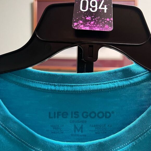 If Life is Good Blue Long Sleeve Shirt “ Kind Is The New Cool”  Medium #094 - Picture 3 of 6